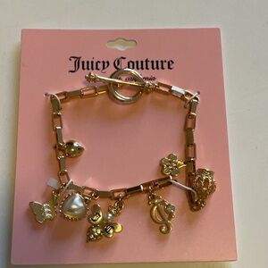 Juicy Couture Gold Charm Bracelet